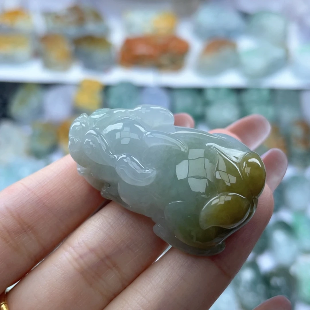 颈饰未镶嵌翡翠貔貅17