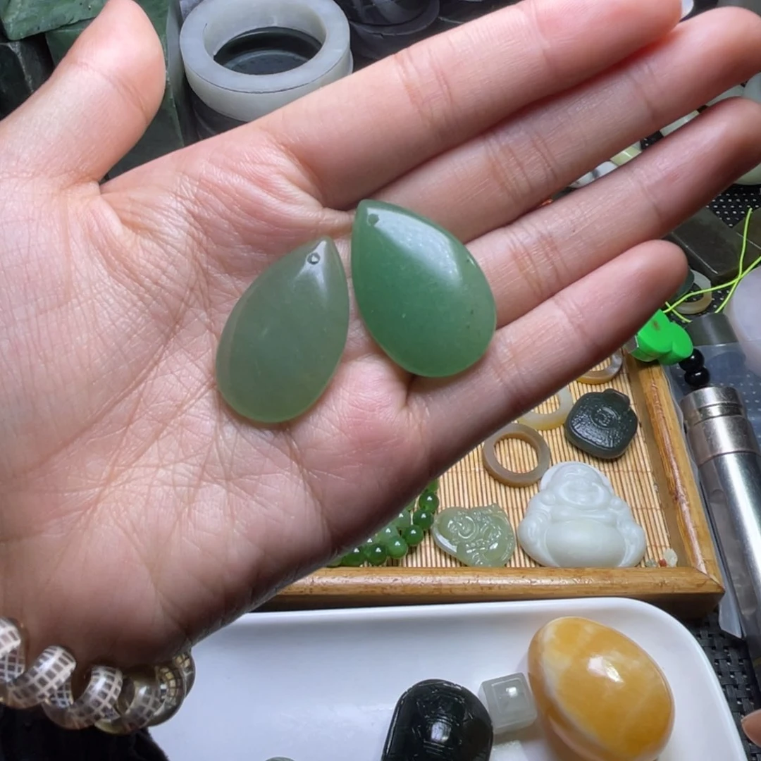 未镶嵌和田玉珠宝半成品探*知