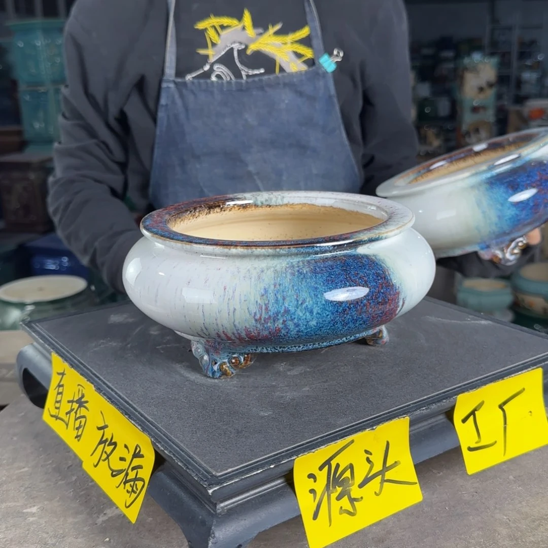 一风堂石湾花盆。