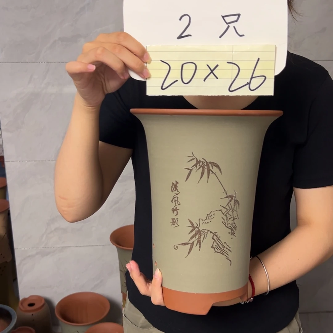 宜兴川阁紫砂花盆