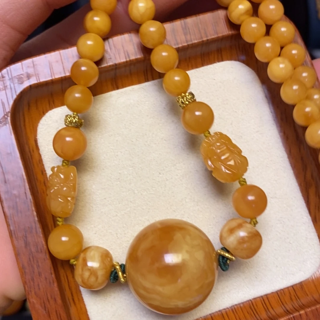 【闪购商品】蜜蜡颈饰未镶嵌项链