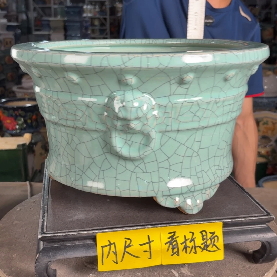 一风堂石湾花盆 内29*17