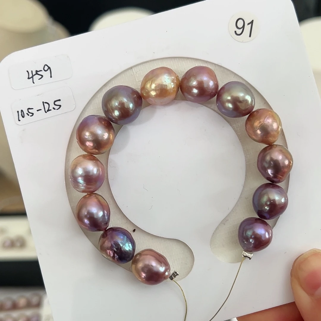 淡水珍珠耳环银S925镶嵌