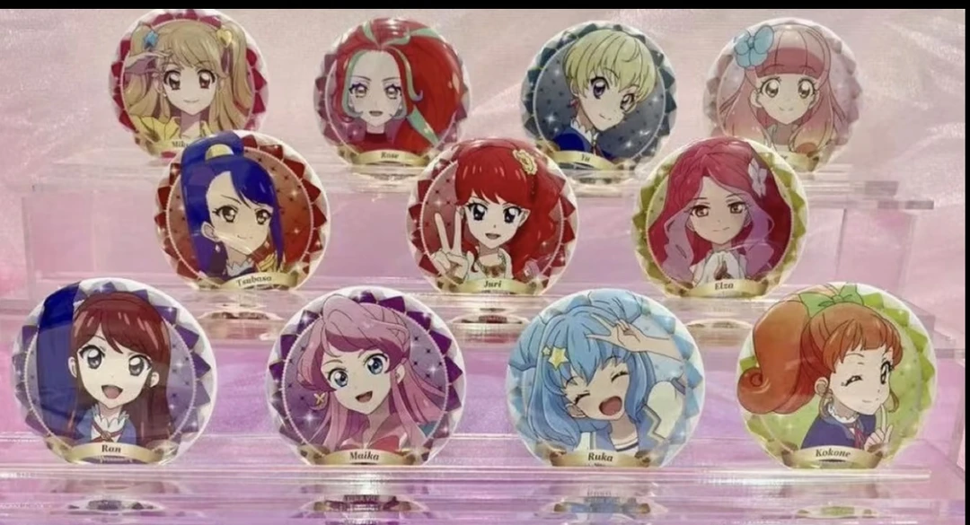 偶像活动 7-8月生日 吧唧徽章