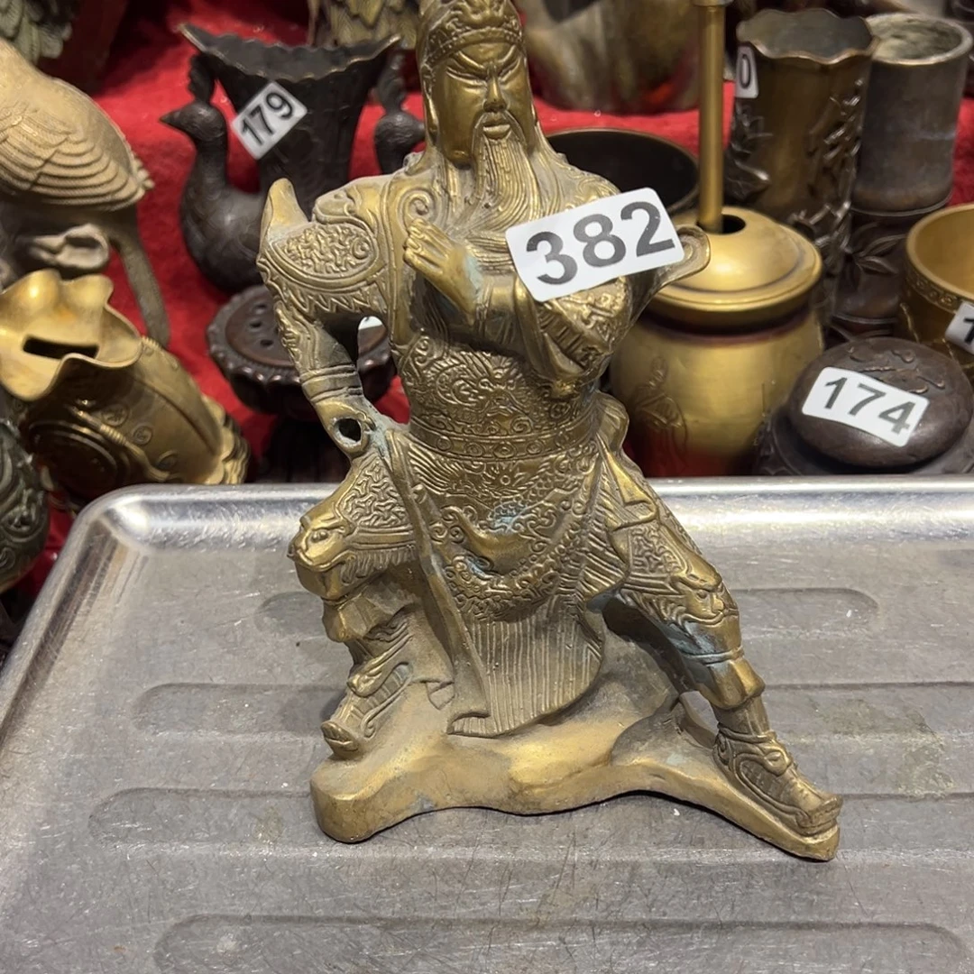 黄铜摆件，文房摆件