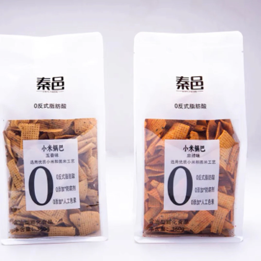 秦邑0添加小米锅巴麻辣味、五香味360克