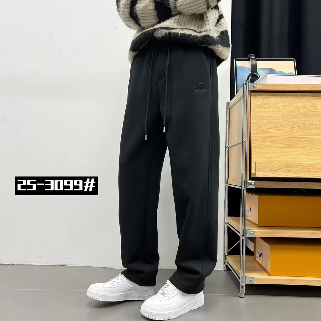 运动休闲裤宽松直筒版3099男裤春裤休闲裤年轻时尚百搭款直筒卫裤