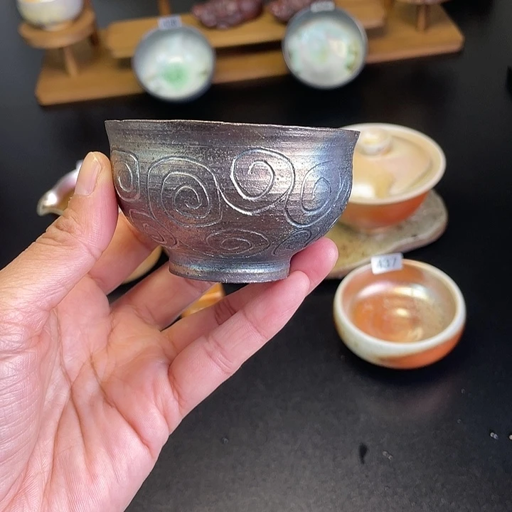 燃薪柴烧茶器主人杯