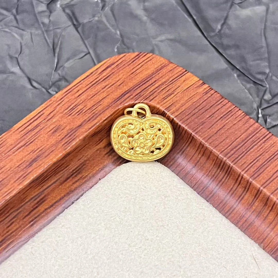 水贝黄金*足金999黄金有钱花福包编绳款DP1283