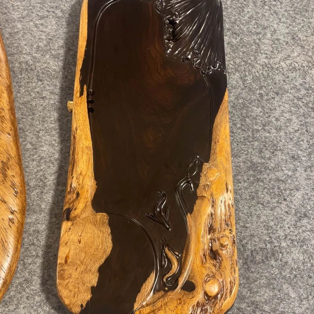 十*紫光檀实木随行茶盘