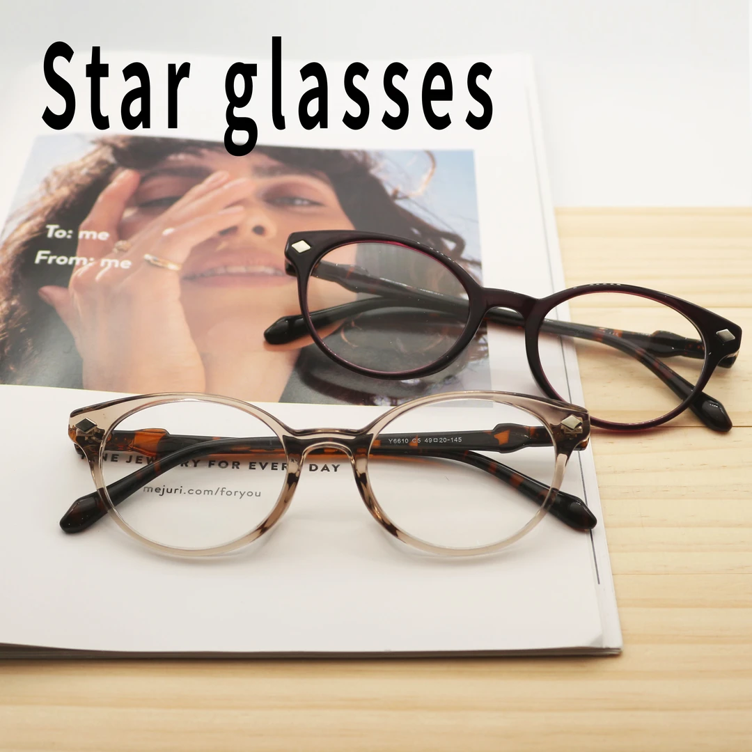 【15号】西太后同款vintage蝴蝶结俏皮慵懒高级感可配度数眼镜Y6610