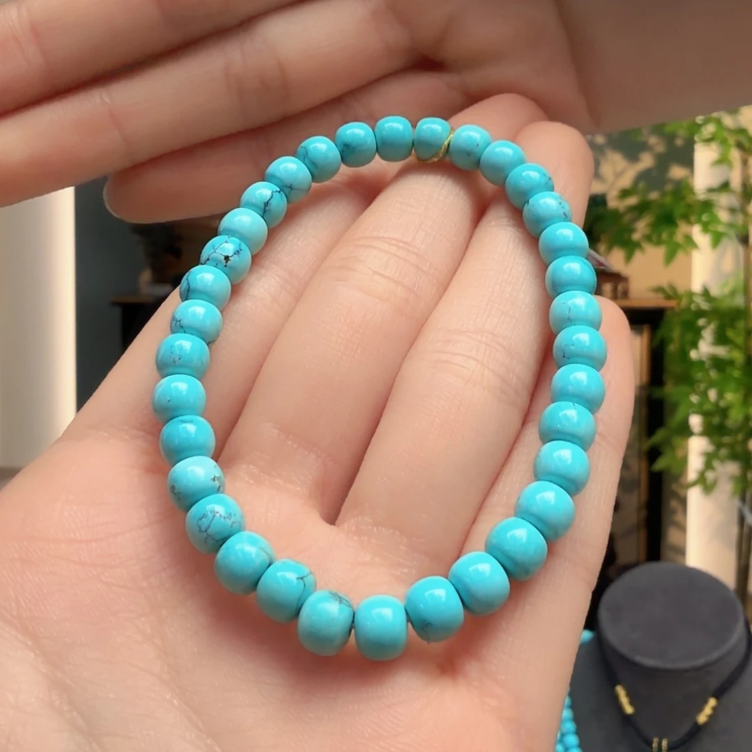 绿松石未镶嵌颈饰