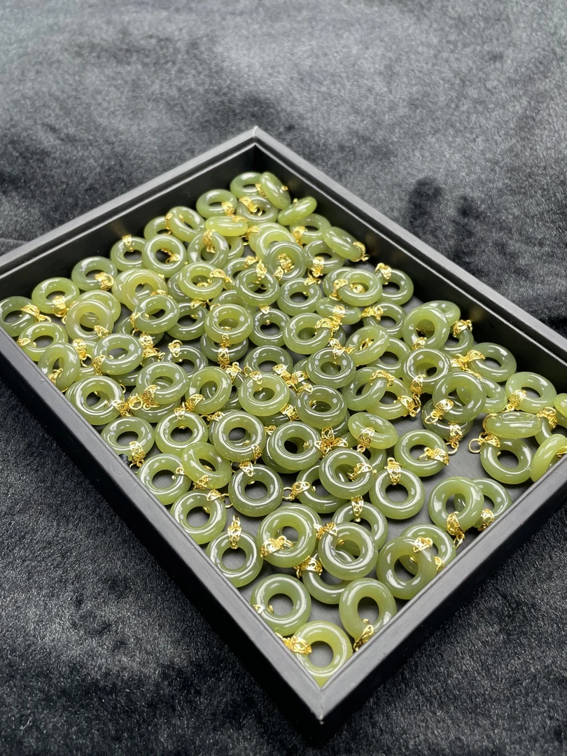 【小耿珠宝】和田玉晴水平安扣吊坠3（多样性发其一）