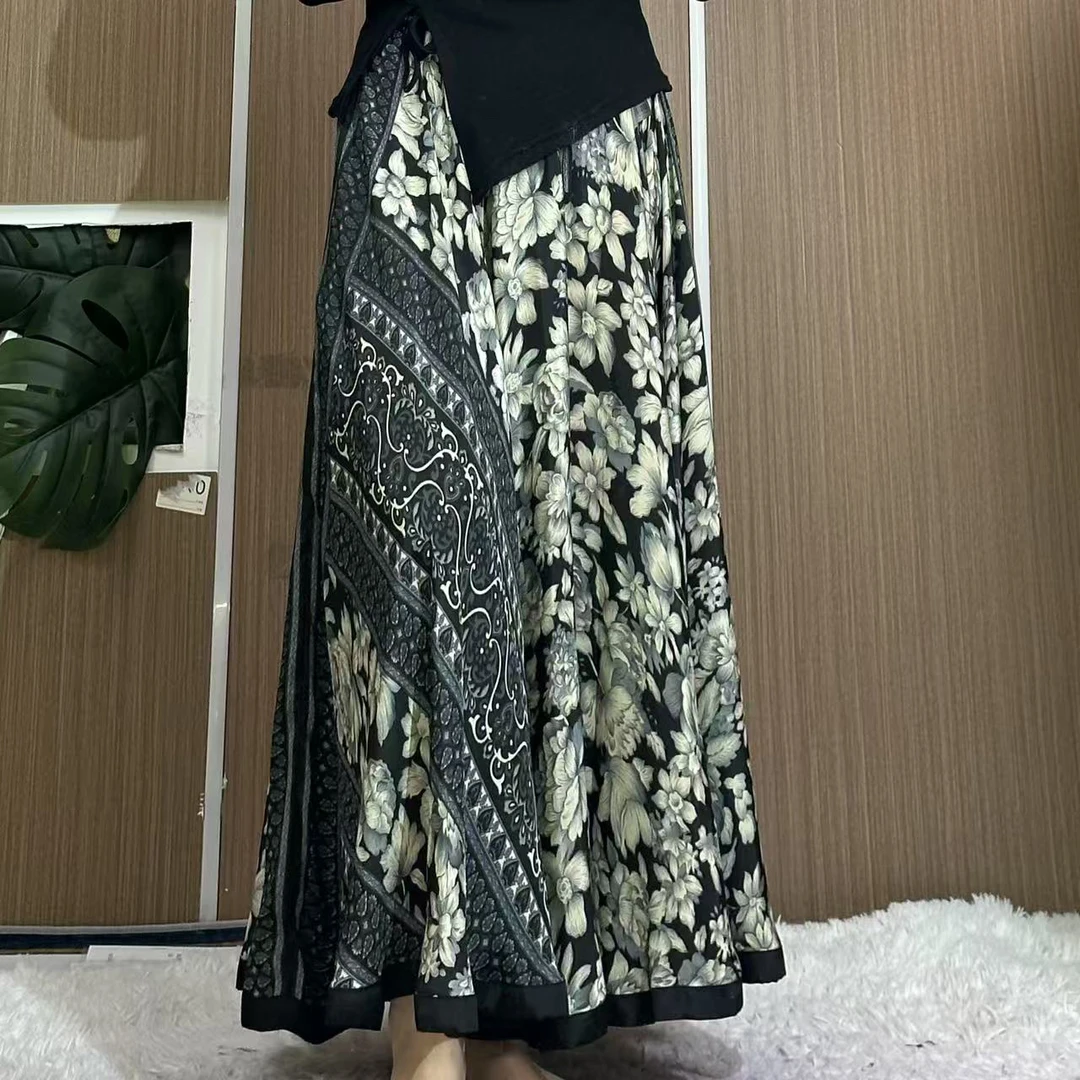 A221 黑 尼泊尔高端大摆裙