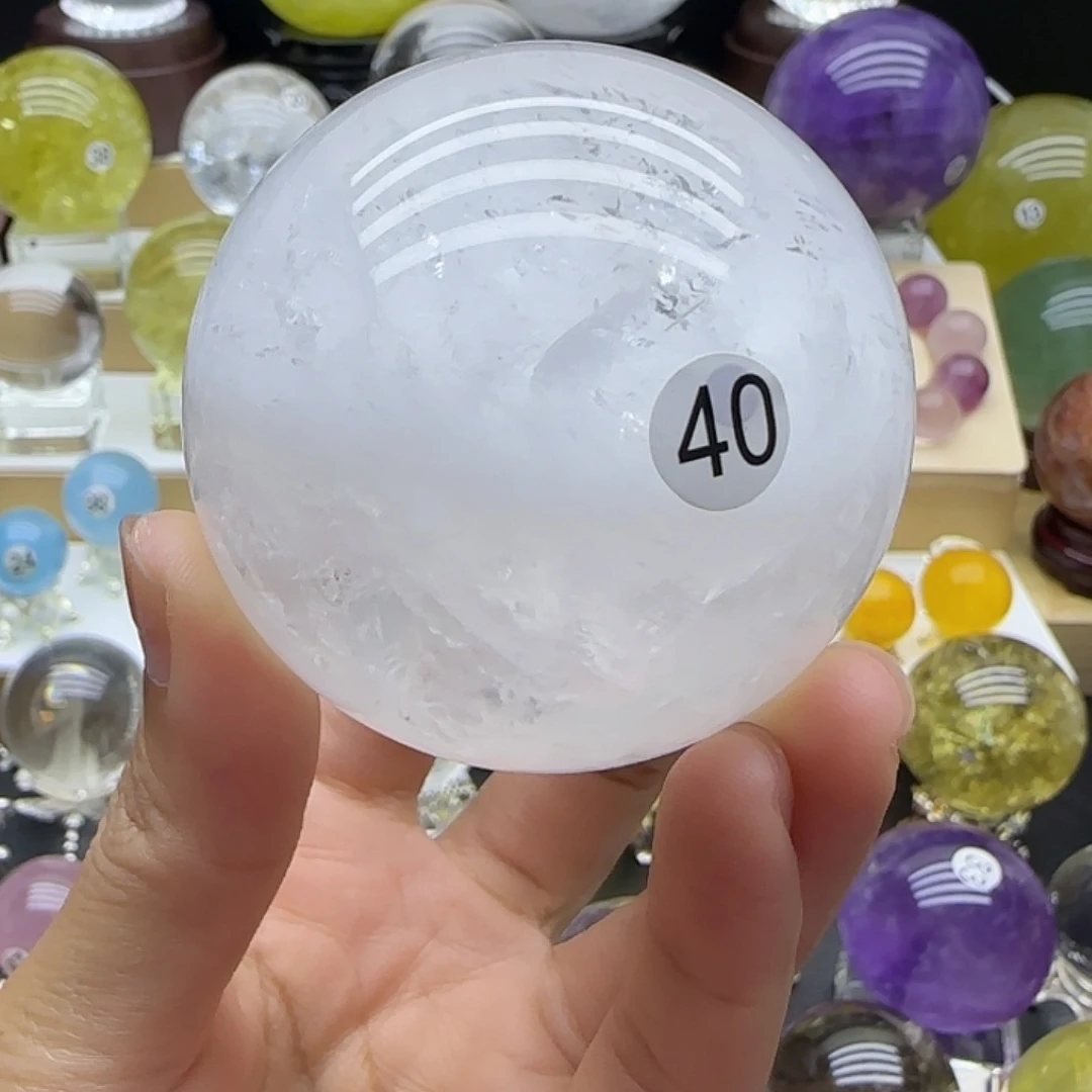 未镶嵌珠宝半成品水晶奶白晶