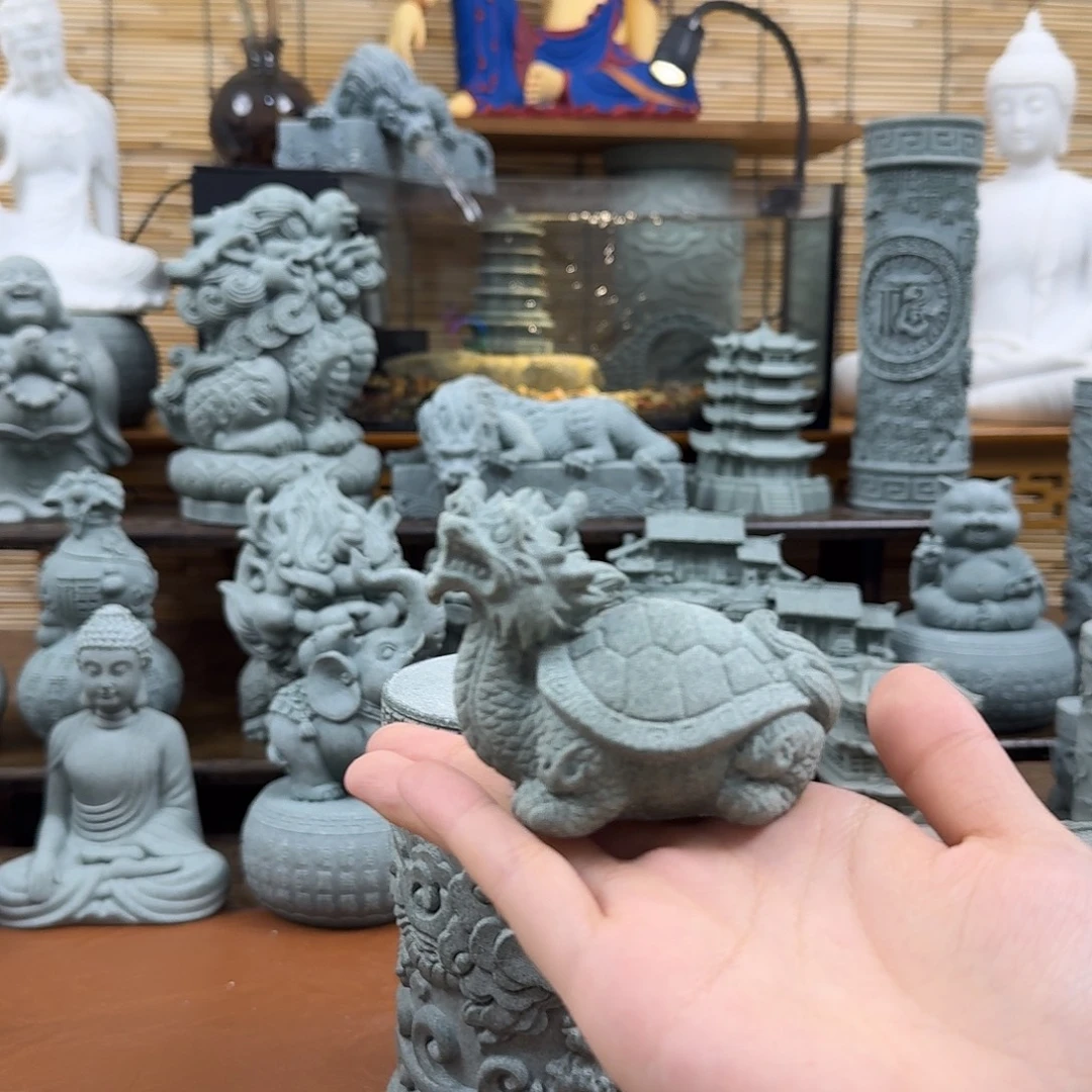 石头青砂石小龙龟