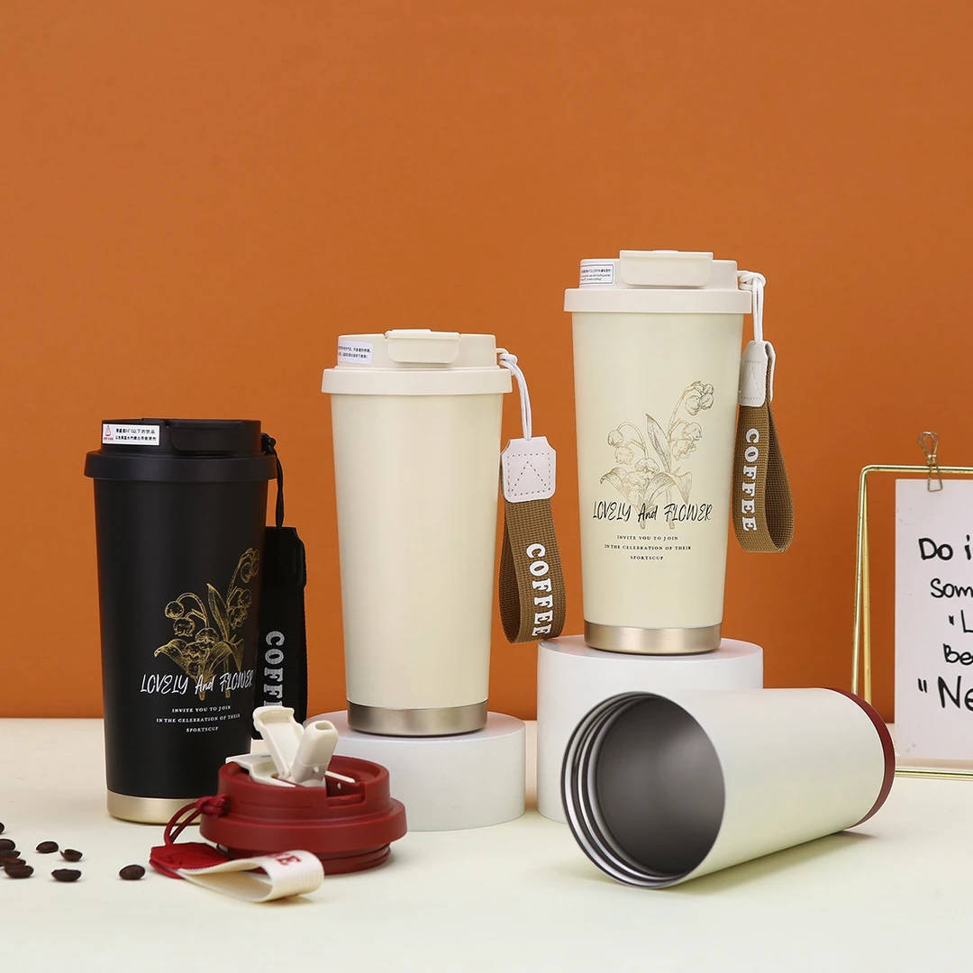 Surfven新款内胆保温杯530ml双层抽真空保温杯2025水杯SF2250010