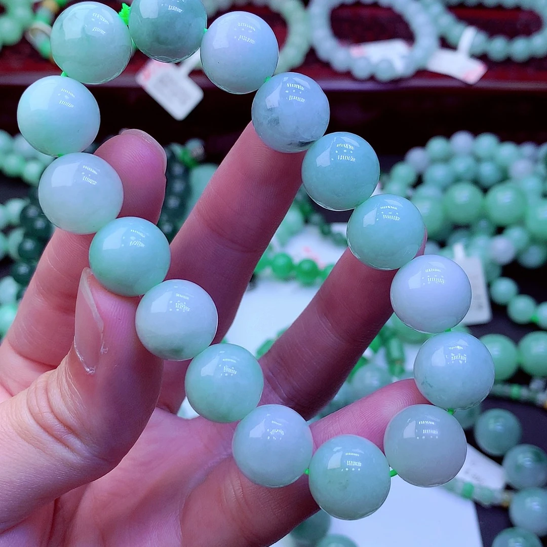 翡翠未镶嵌毛衣链