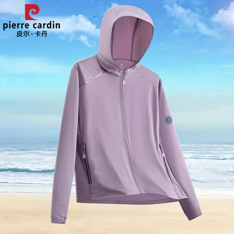 皮尔卡丹2025年爆款凉皮防晒衣男女冰丝户外防紫外线超薄透气