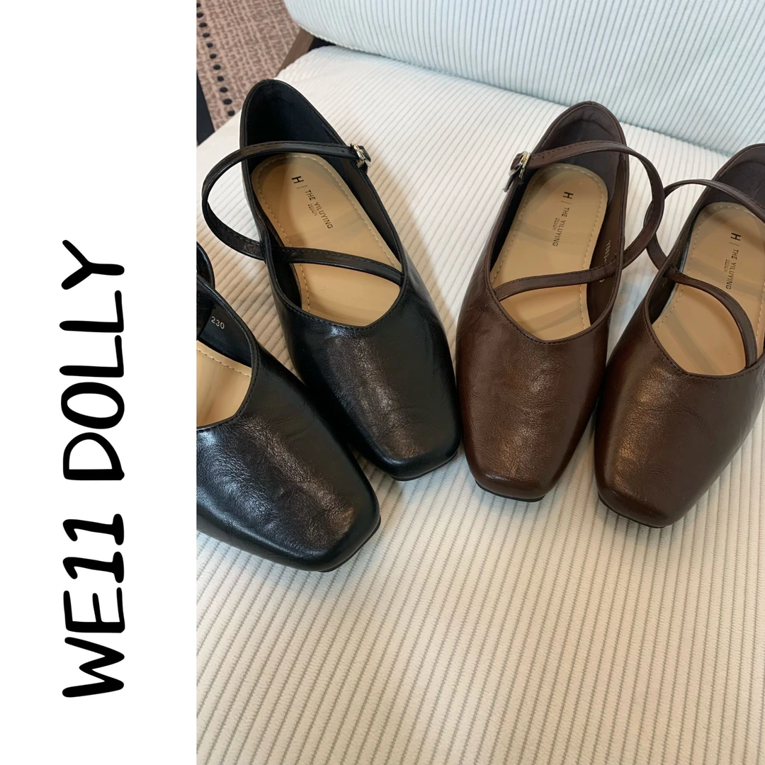Dolly(南法公园)2025早春文艺风气质方头单鞋