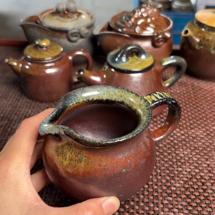 茶壶紫砂炫彩功杯240