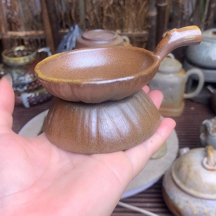 茶壶紫砂纯自然高温无釉裸柴烧