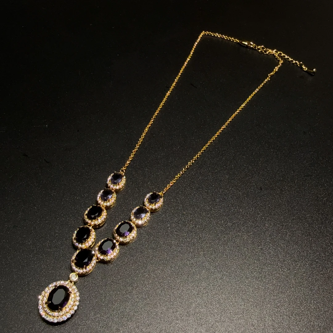 Q122 精美珠宝项链 尺寸 8*9mm