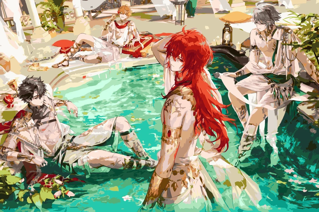 D号40*50尺寸画布数字油画