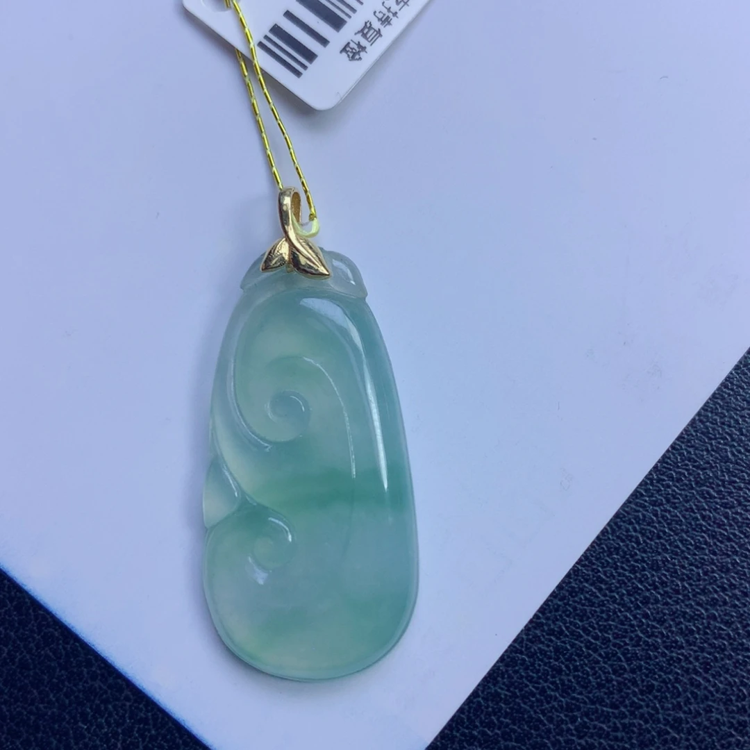 颈饰未镶嵌翡翠如意
