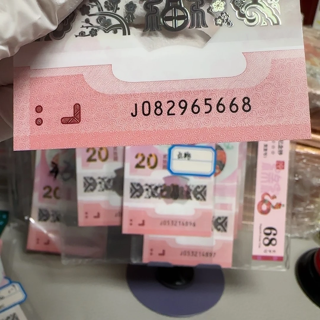塑料2025年蛇年纪念钞如意尾8