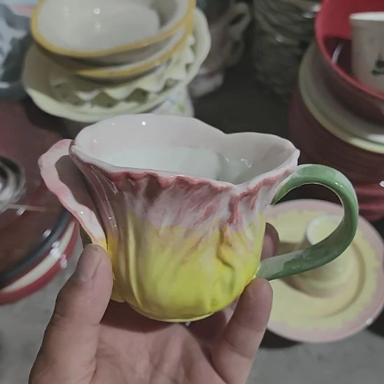 瑕疵陶瓷介意不拍白菜杯