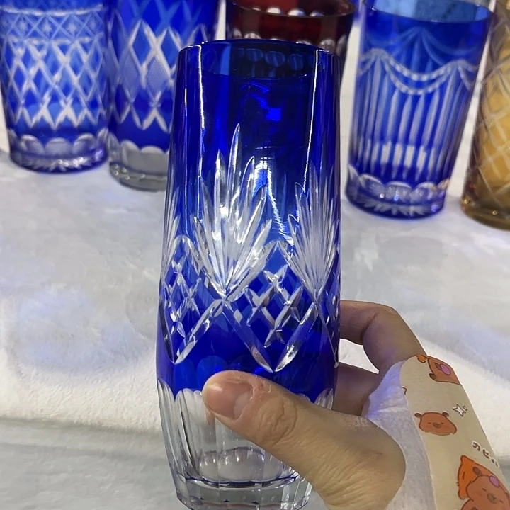 水晶玻璃平底款微瑕一个