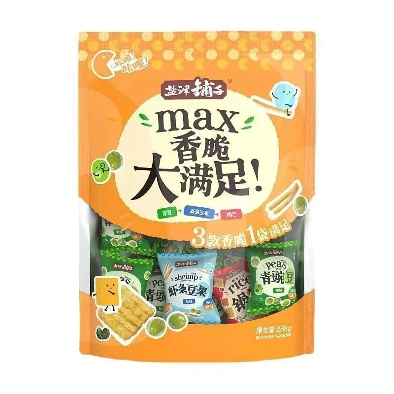 盐津铺子香脆大满足270克*3包【日期到25年7月6日】