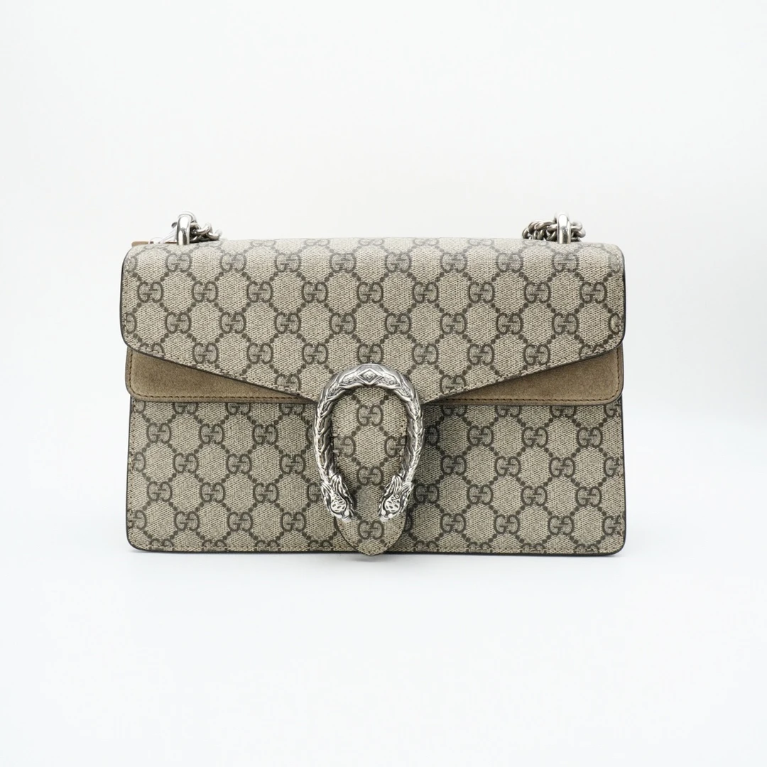99新 GUCCI/古驰 Gucci古驰酒神中号包 123113