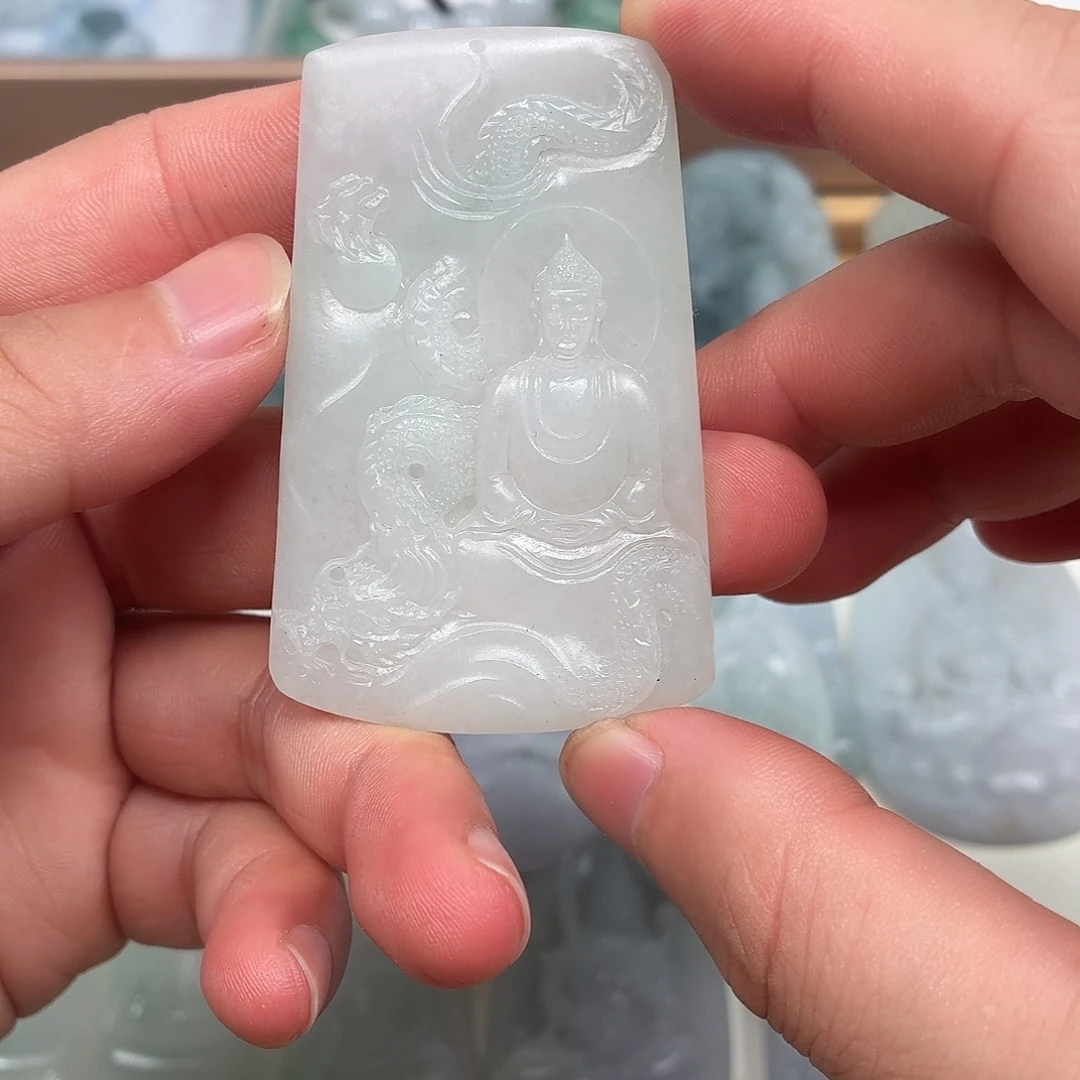 未镶嵌定制翡翠御龙大日