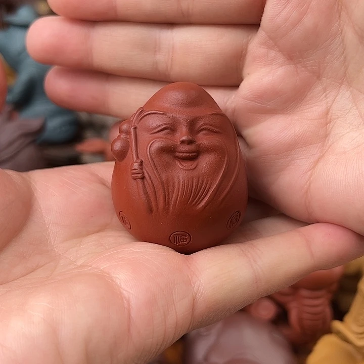 紫砂茶宠紫砂寿星