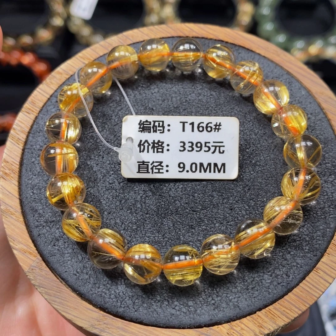 手链未镶嵌发晶T166# 9mm