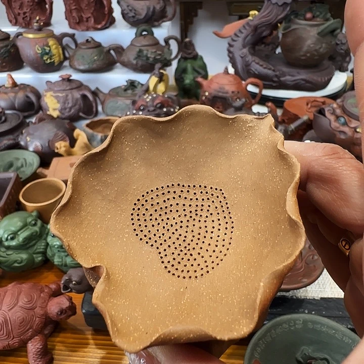 紫砂茶壶树桩茶漏