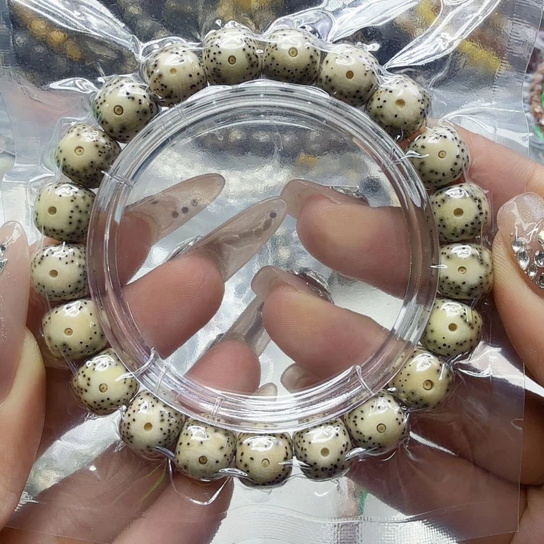 手串星月菩提30殿堂卡姿兰青花星月菩提11桶单圈