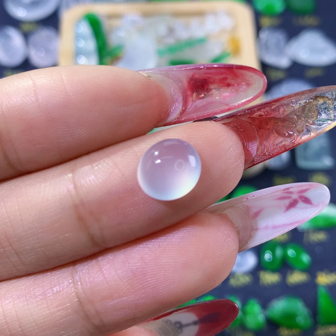 翡翠颈饰未镶嵌纯天然缅甸翡翠A货