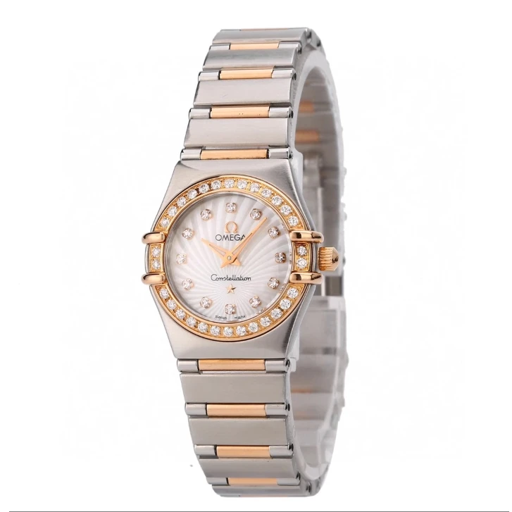 99新 Omega/欧米茄 星座系列石英女表111.25.23.60.55.003径22.5