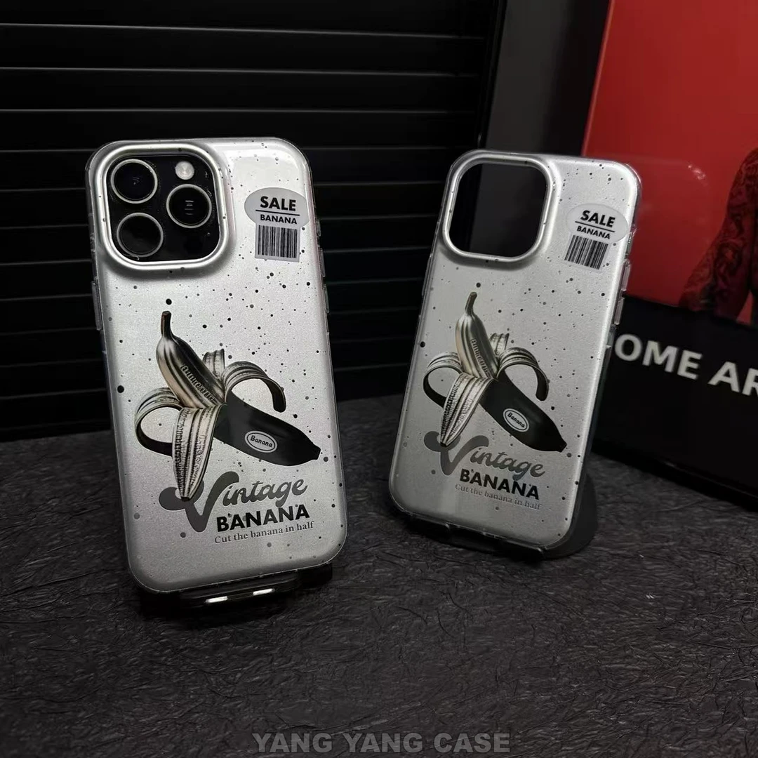 新款电镀banana香蕉适用苹果17iphone16151413promax新品手机壳