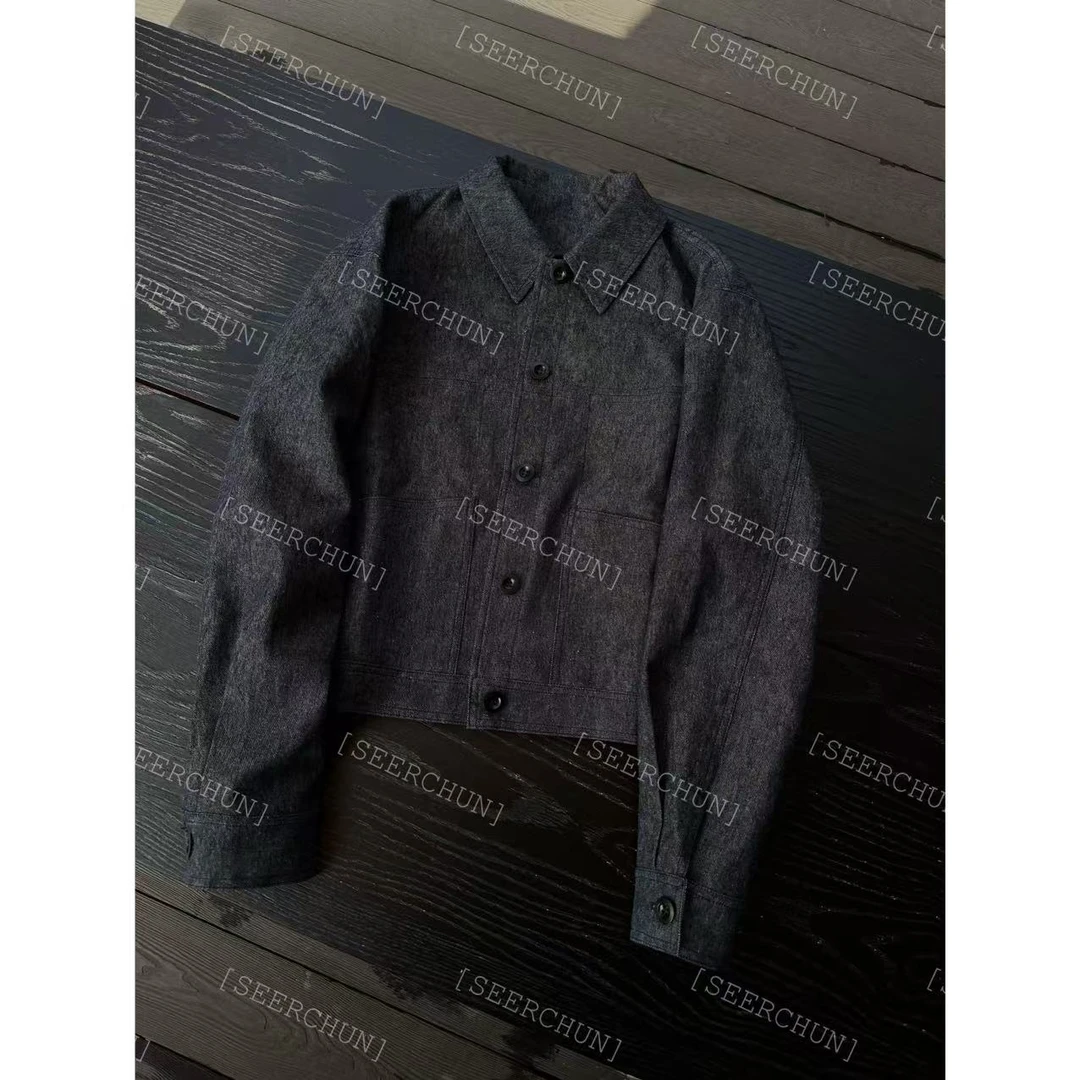 【纯纯女装】SEER CHUN高品质老钱极简翻领短外套 51250