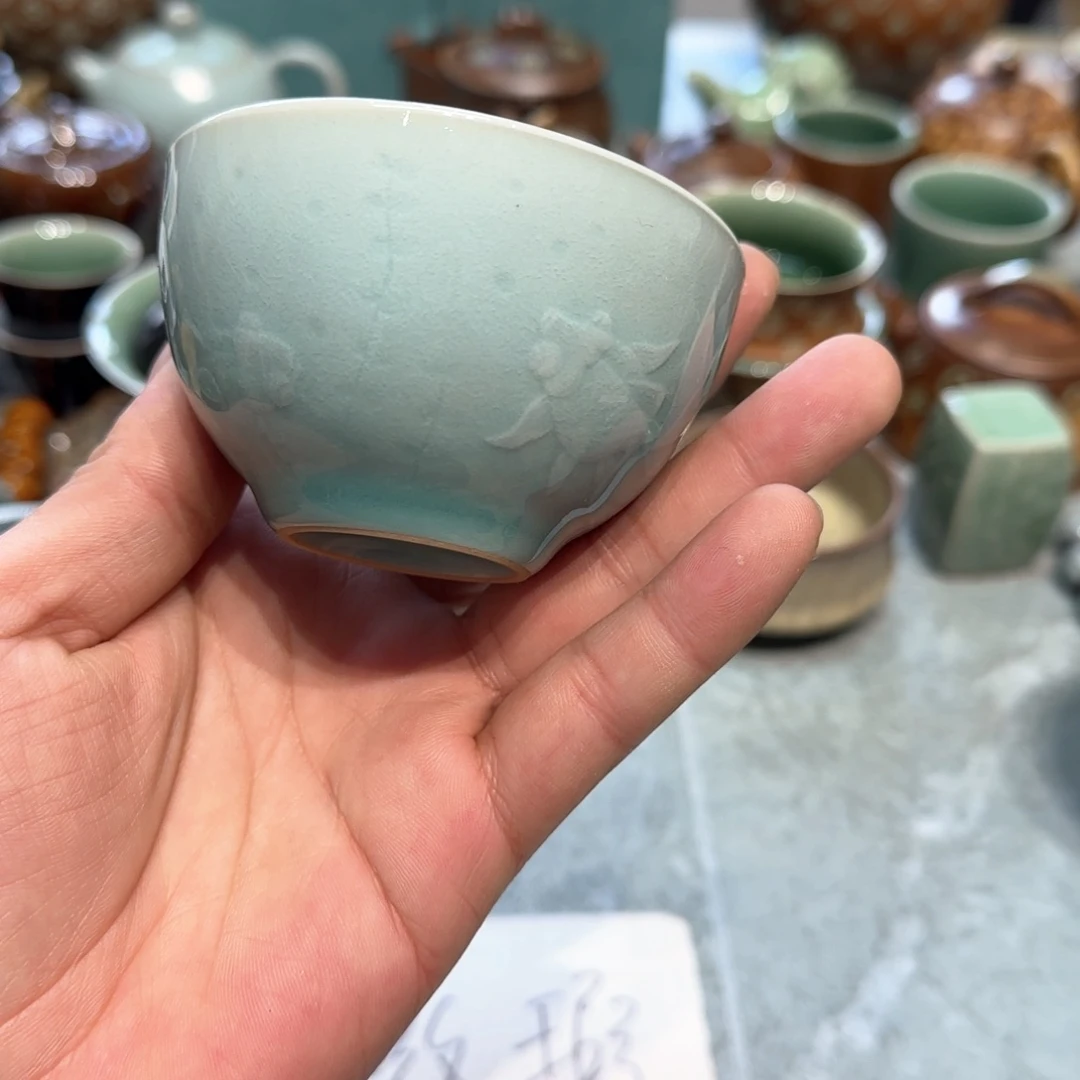 小金茶具青瓷茶器