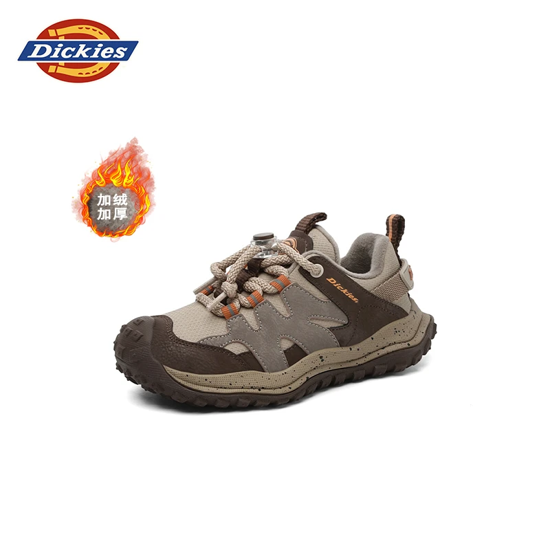 Dickies男宝秋冬新款二棉保暖经典休闲鞋女童男童低帮软底运动鞋
