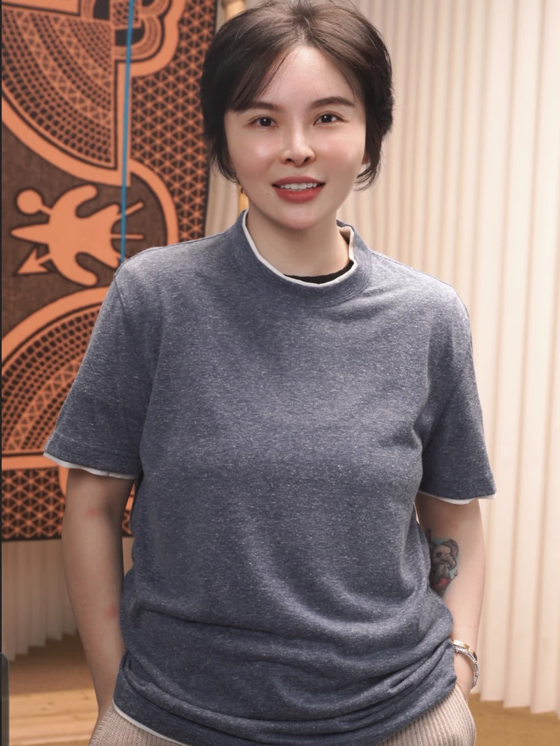 【正经小郑】不错的男士双色碎花假两件