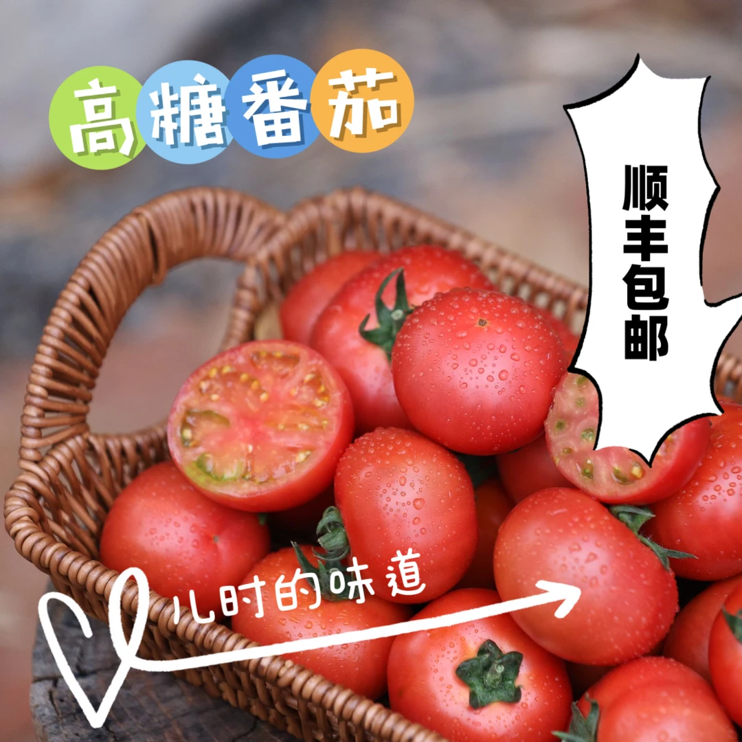 水果西红柿自然成熟高糖番茄顺丰包邮3斤装