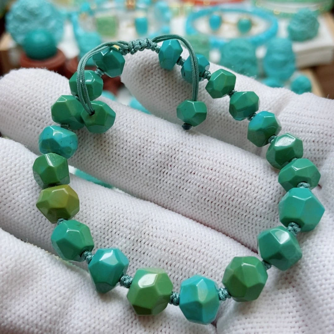 绿松石未镶嵌珠子