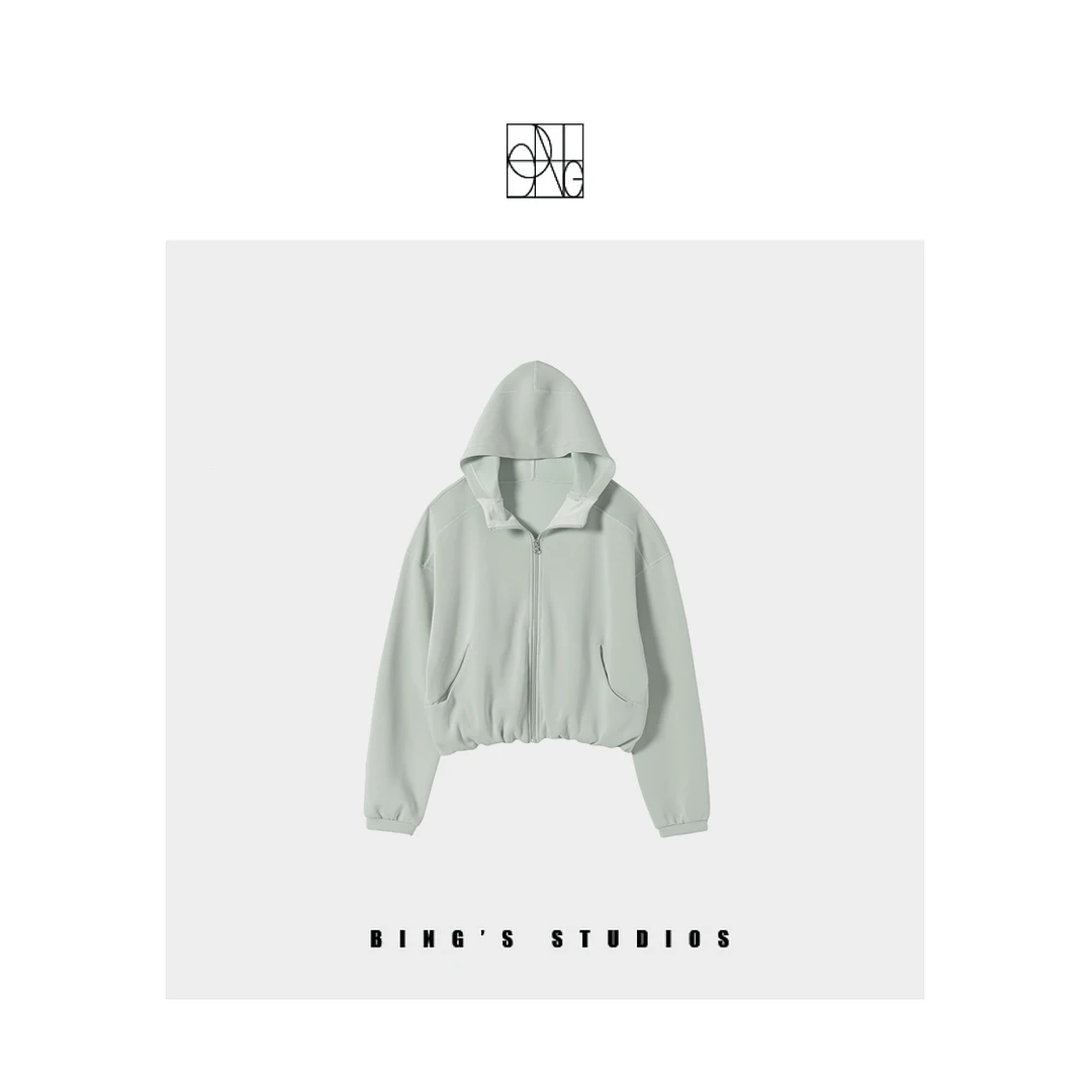 Bing Studios｜休闲日常拉链连帽衫外套 WZL-73