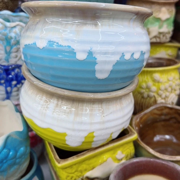 有孔，满10元发货多肉陶瓷花盆